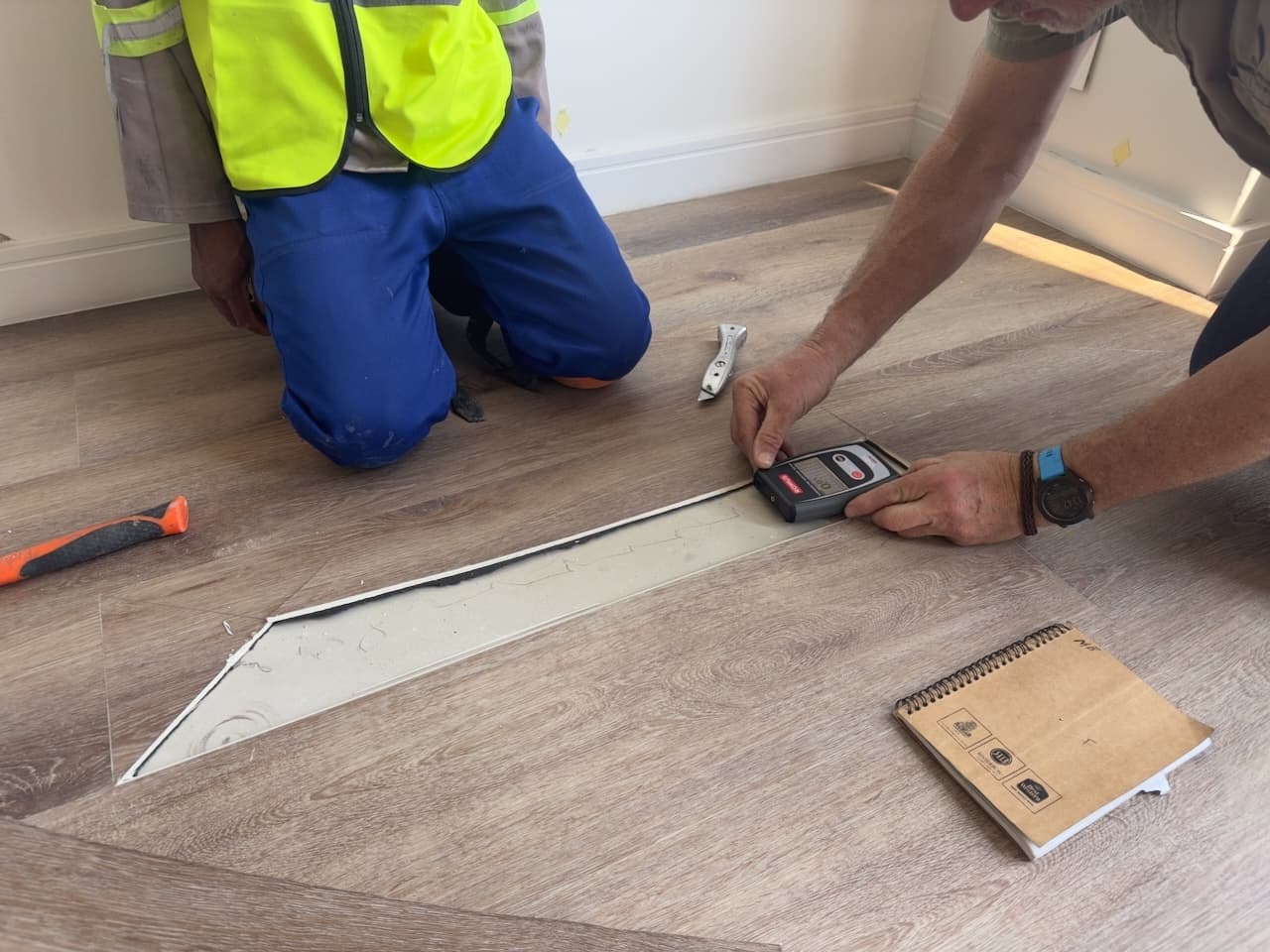 Premium vinyl flooring installation at Steyn City luxury apartments in Johannesburg